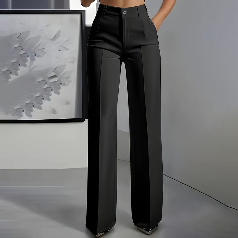 Elle | High-Waisted Tailored Pants