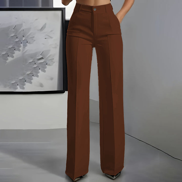 Elle | High-Waisted Tailored Pants
