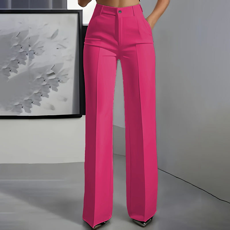 Elle | High-Waisted Tailored Pants