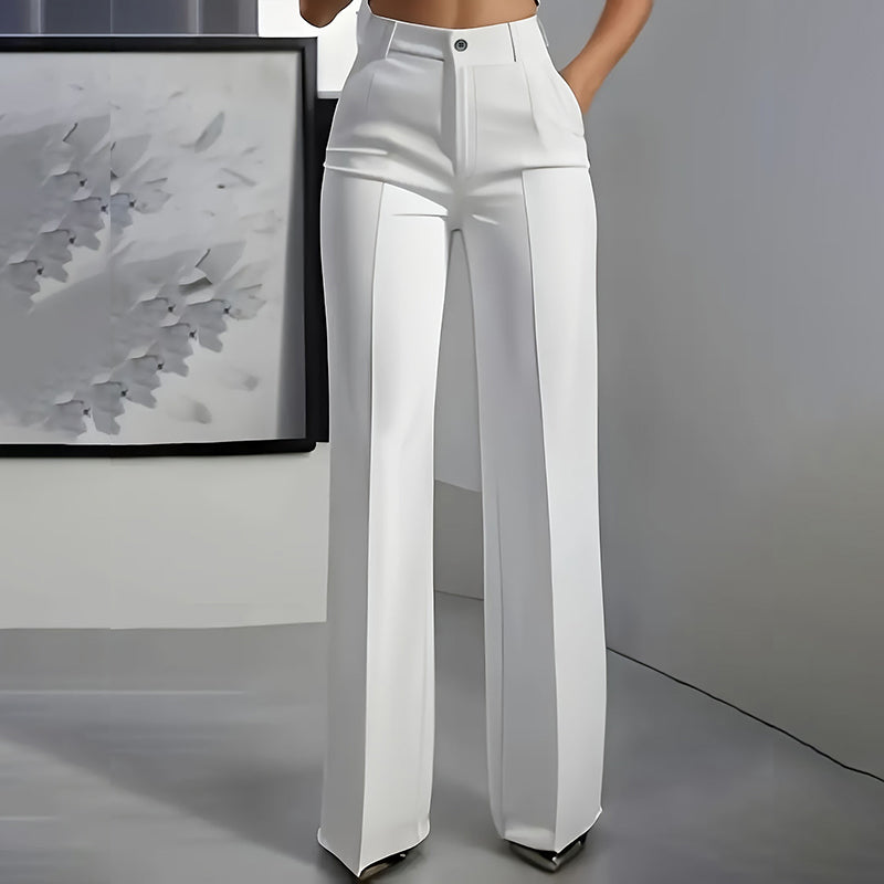 Elle | High-Waisted Tailored Pants