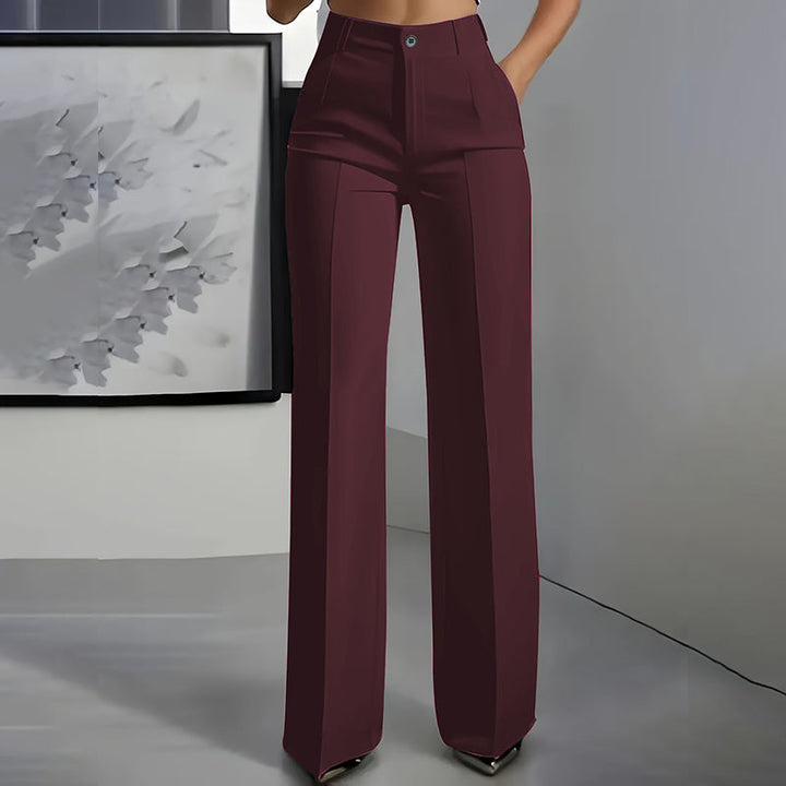 Elle | High-Waisted Tailored Pants