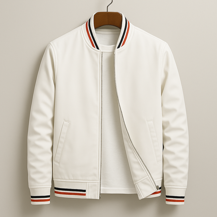 Elliot | Striped Bomber Jacket for Effortless Everyday Style