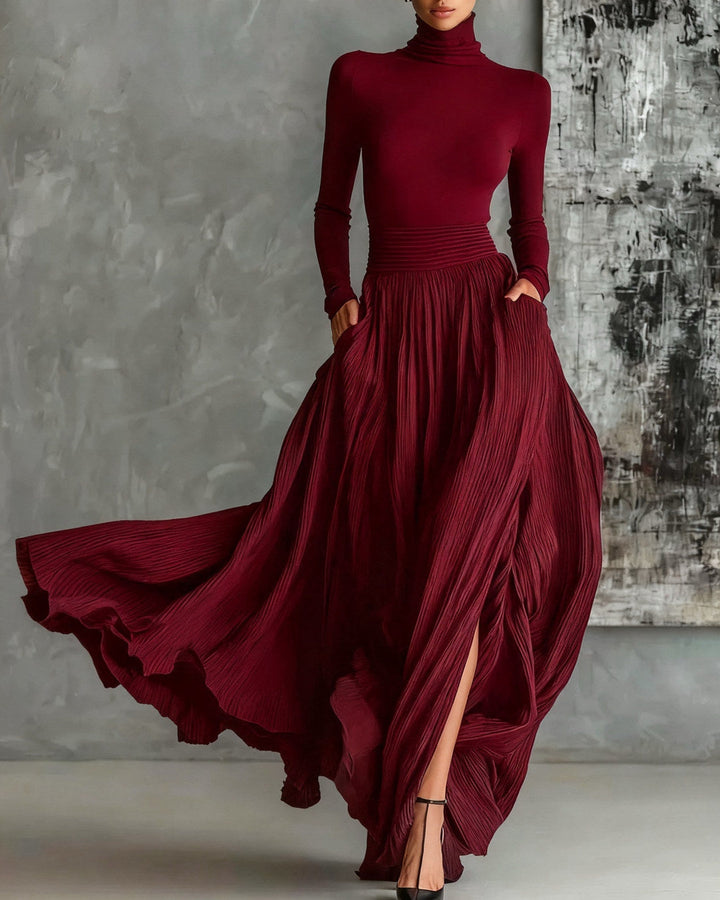 Eva | Pleated Skirt Set