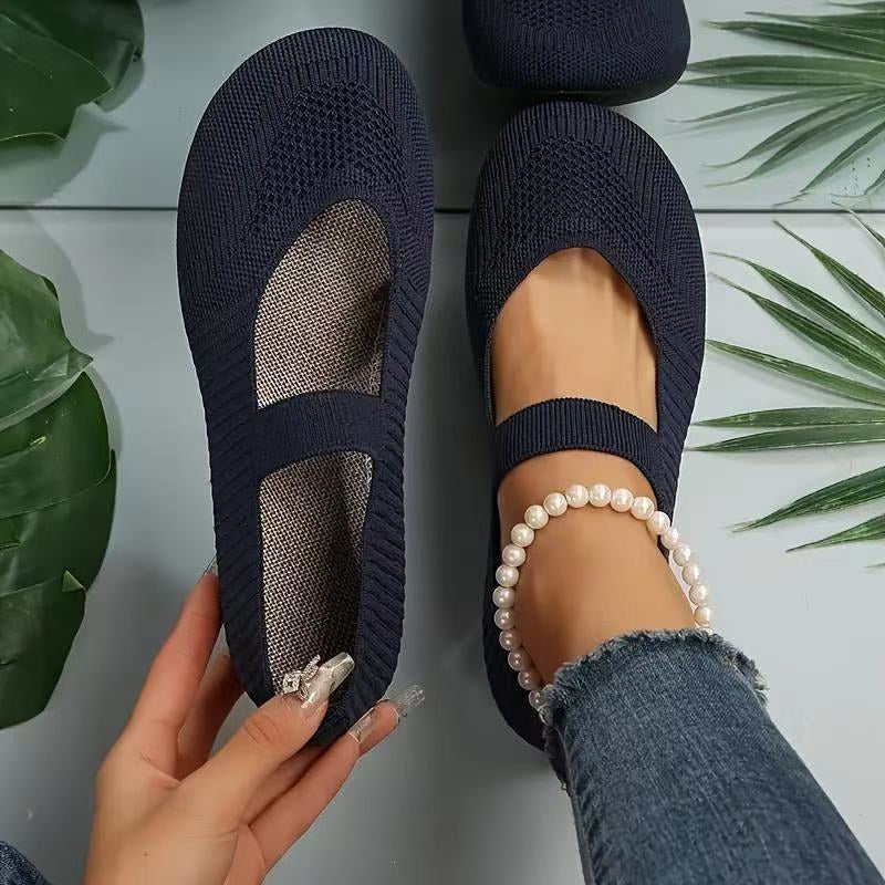 Gemma | Breathable Knit Walking Flats