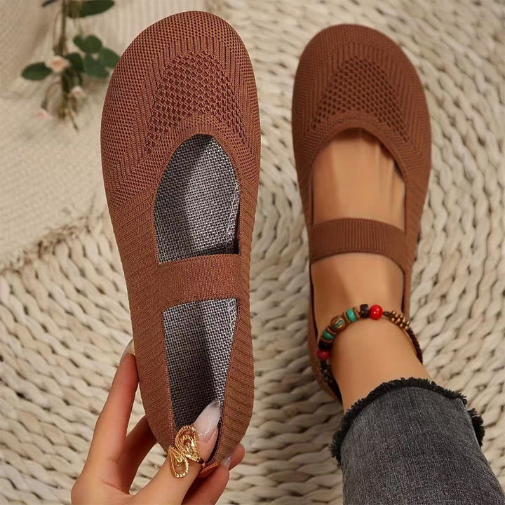 Gemma | Breathable Knit Walking Flats