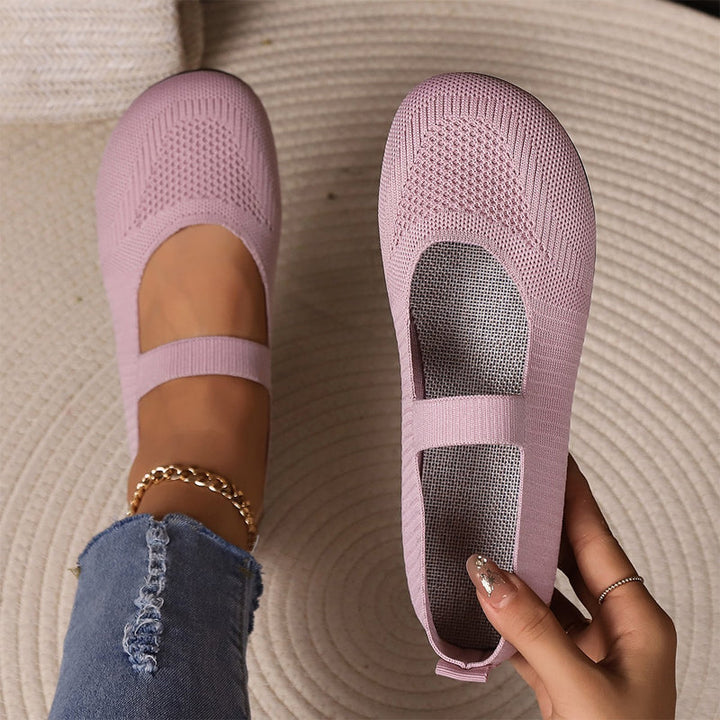 Gemma | Breathable Knit Walking Flats