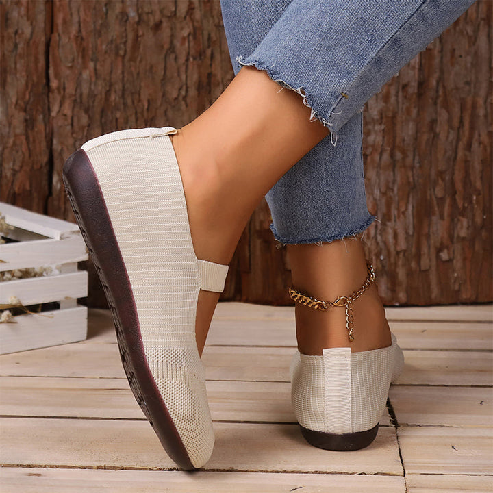Gemma | Breathable Knit Walking Flats