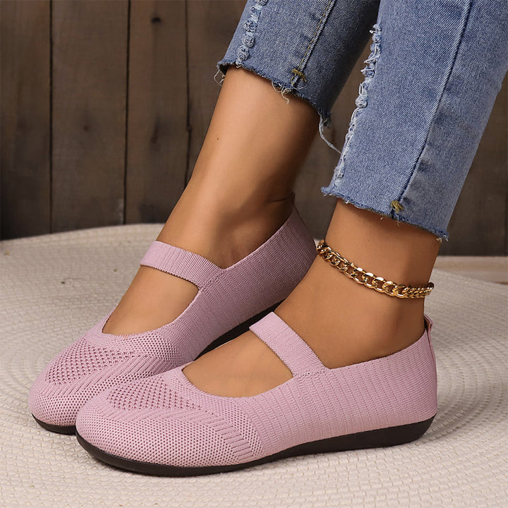 Gemma | Breathable Knit Walking Flats