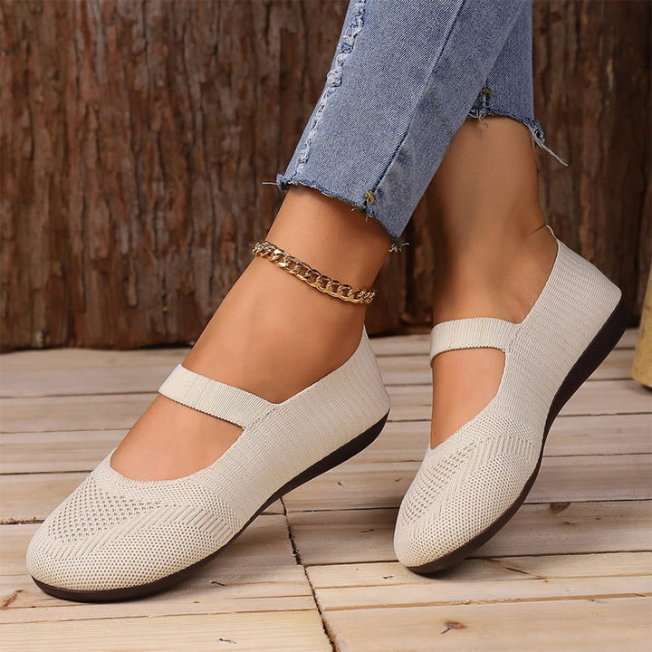 Gemma | Breathable Knit Walking Flats