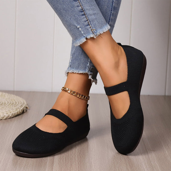 Gemma | Breathable Knit Walking Flats