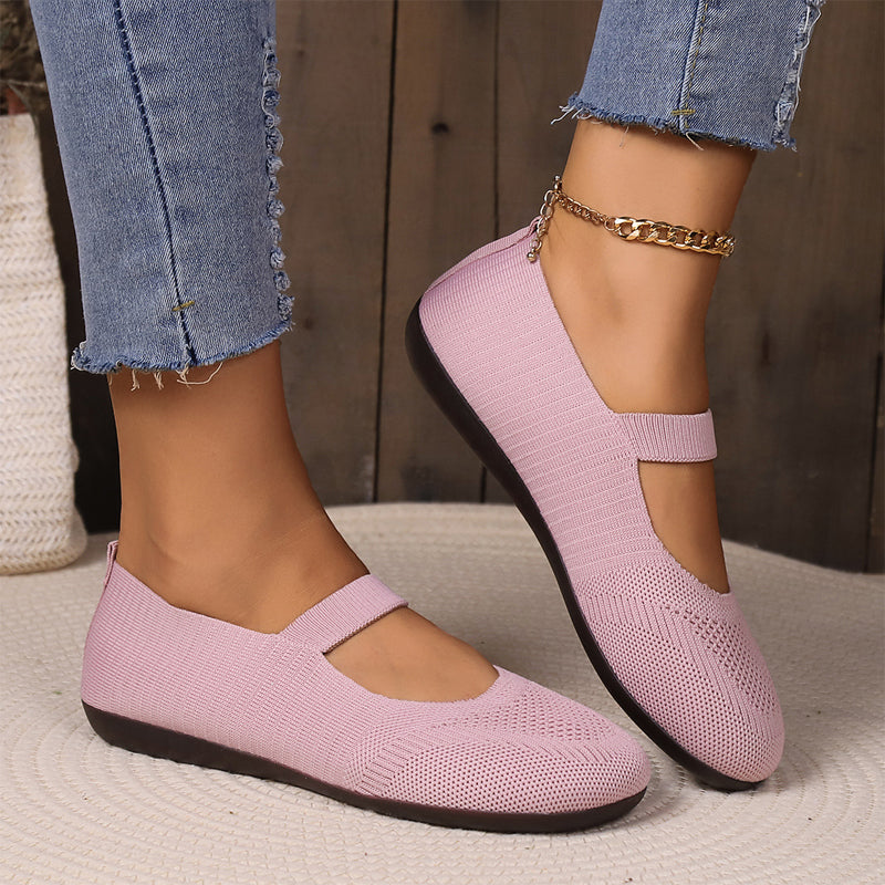 Gemma | Breathable Knit Walking Flats