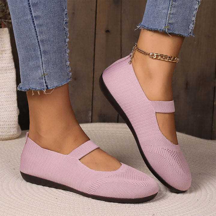 Gemma | Breathable Knit Walking Flats
