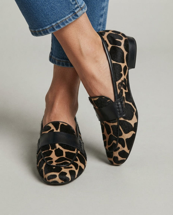 Giulia Moccasin | Apricot Giraffe