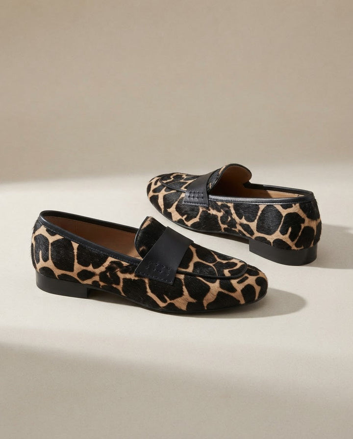 Giulia Moccasin | Apricot Giraffe