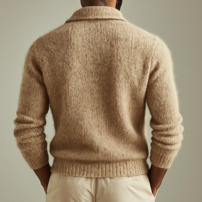 Griffin | Textured Collared Cardigan