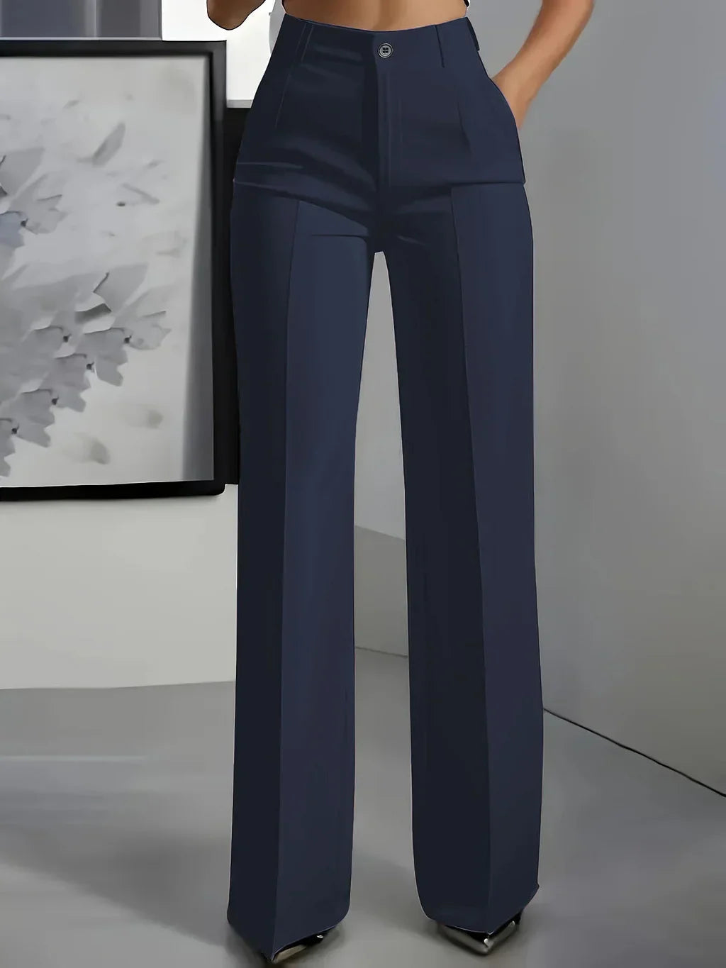 Harrah | High-Waisted Tailored Pants
