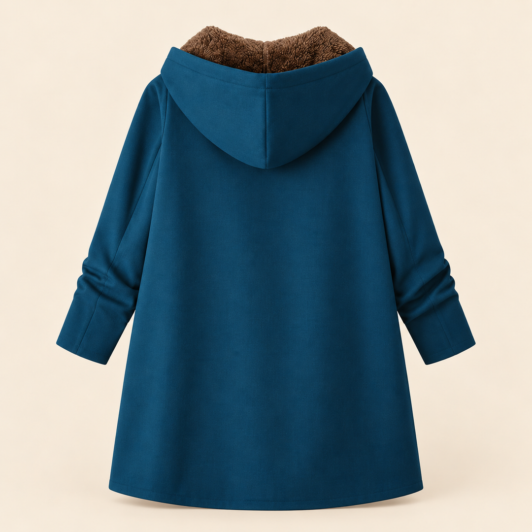 Heather | Cozy Hooded Longline Coat