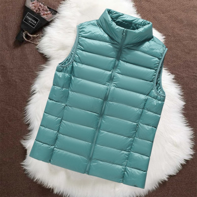 ISA PADDED GILET | MINT GREEN