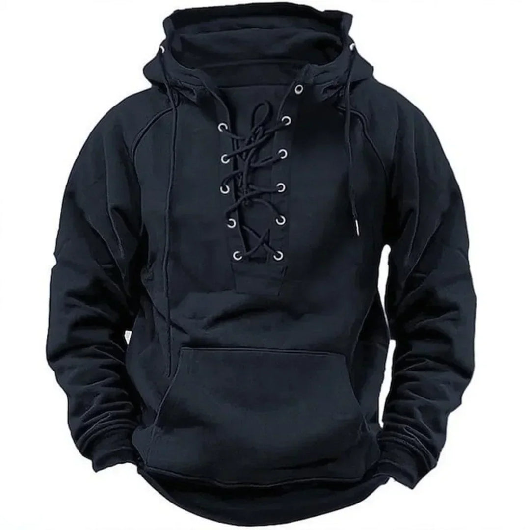 Jack | Retro Lace Up Outdoor Hoodie