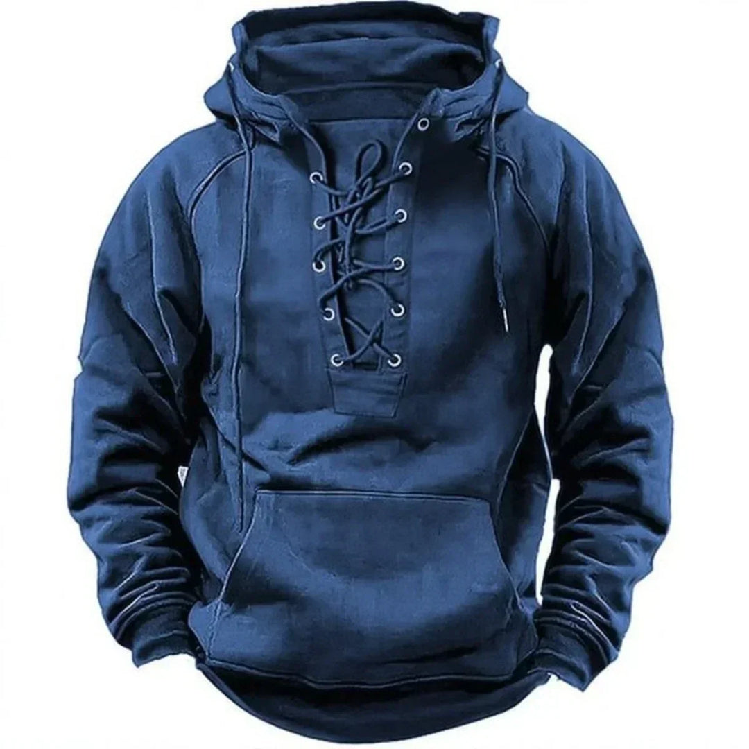 Jack | Retro Lace Up Outdoor Hoodie