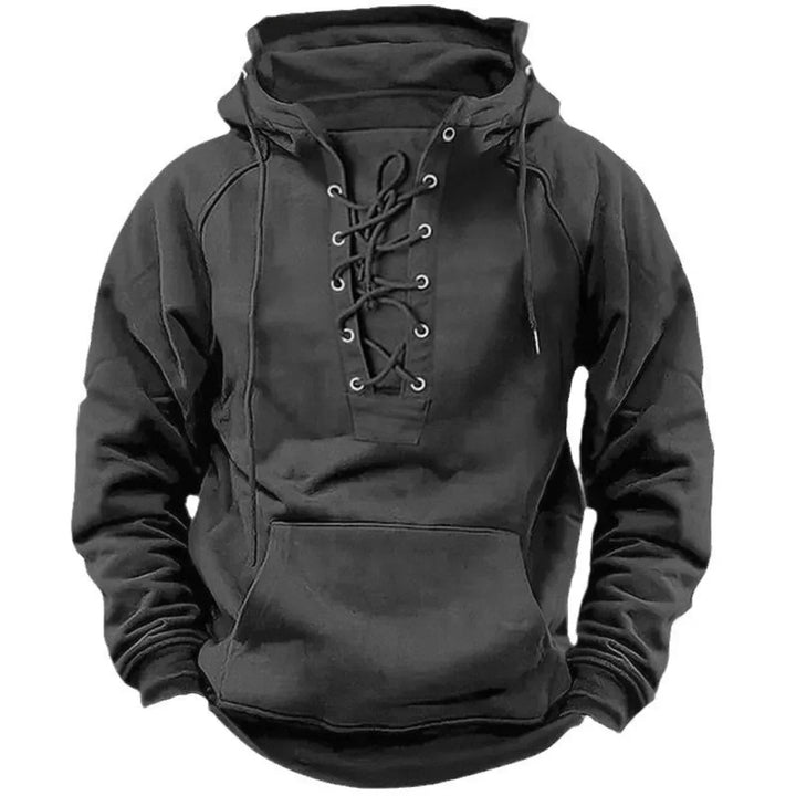 Jack | Retro Lace Up Outdoor Hoodie