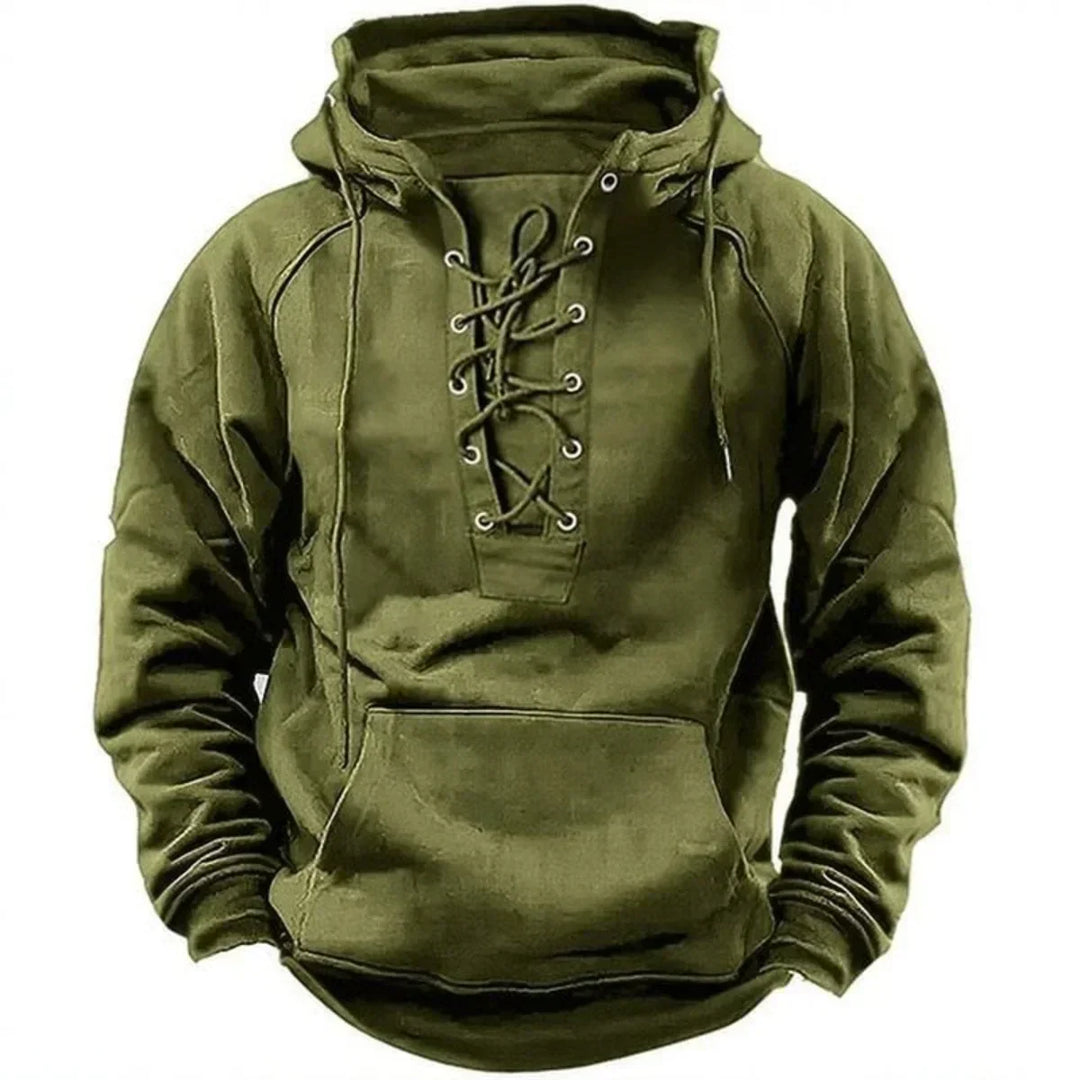 Jack | Retro Lace Up Outdoor Hoodie