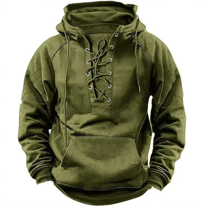 Jack | Retro Lace Up Outdoor Hoodie