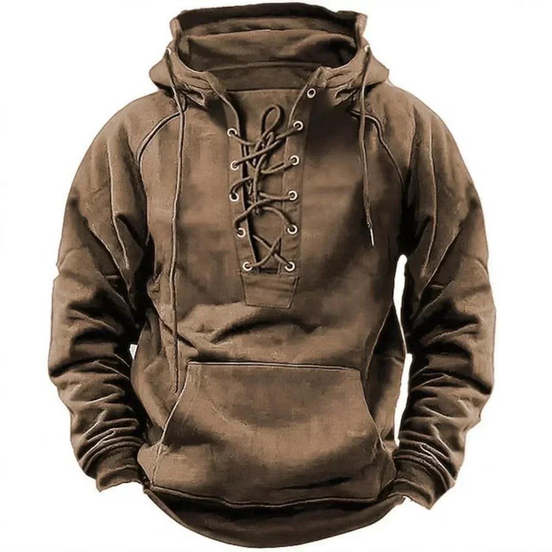 Jack | Retro Lace Up Outdoor Hoodie