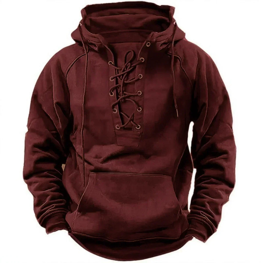 Jack | Retro Lace Up Outdoor Hoodie