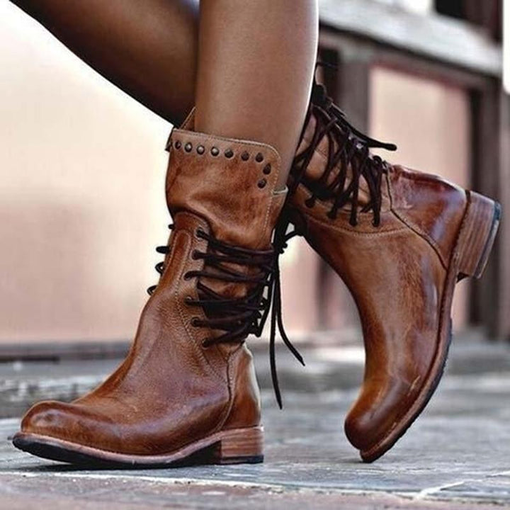 Juriz | Elegant Boots with Stability Heel