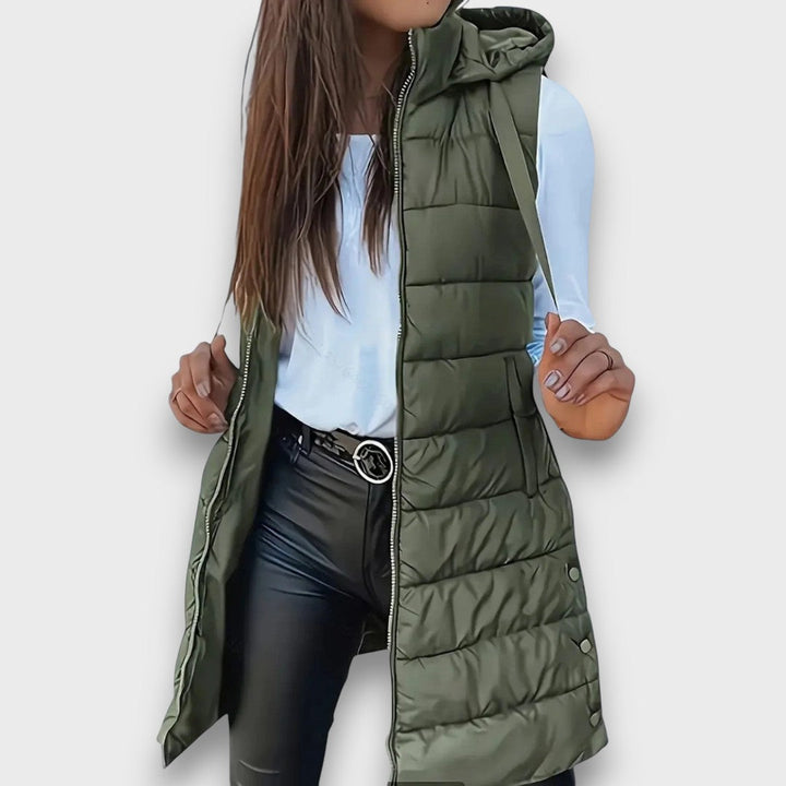 Kaira | Casual Hooded Quilted Vest