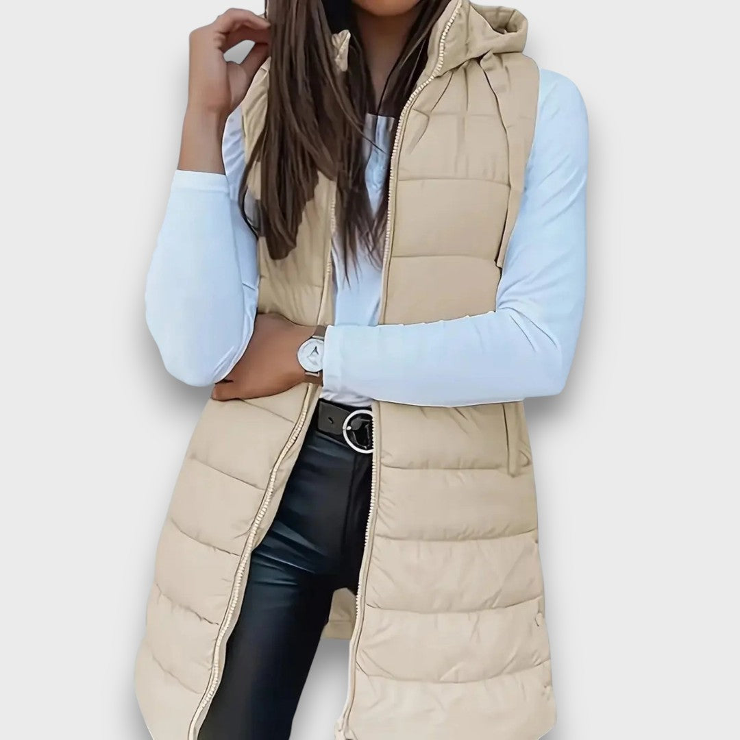 Kaira | Casual Hooded Quilted Vest