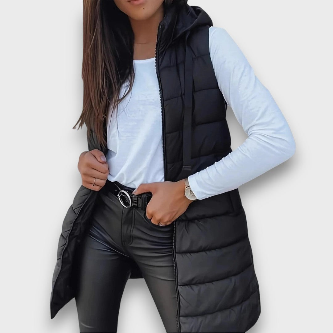 Kaira | Casual Hooded Quilted Vest