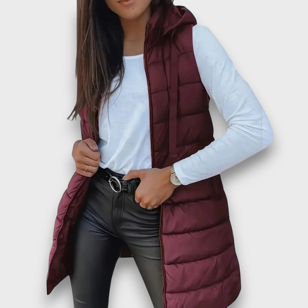 Kaira | Casual Hooded Quilted Vest
