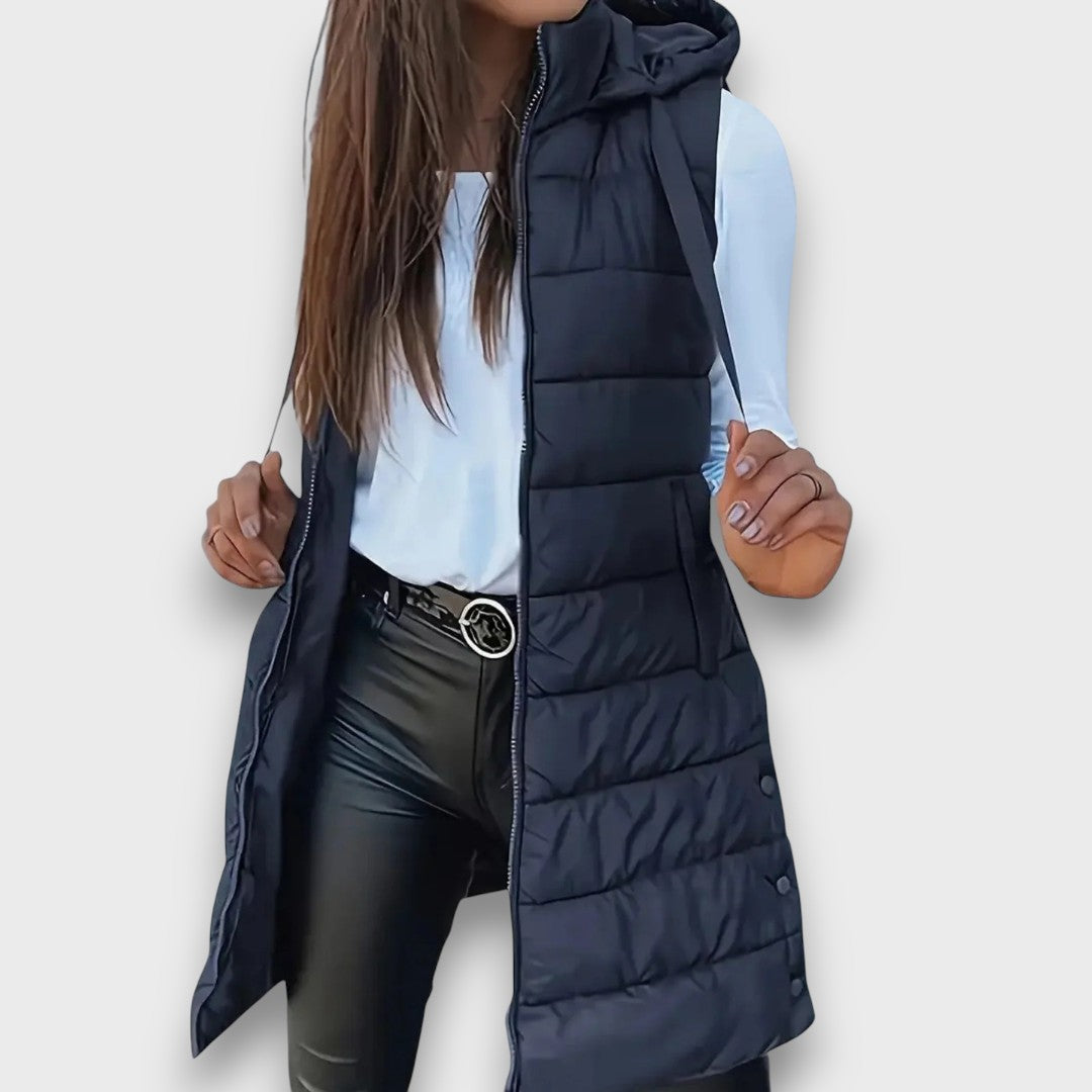 Kaira | Casual Hooded Quilted Vest
