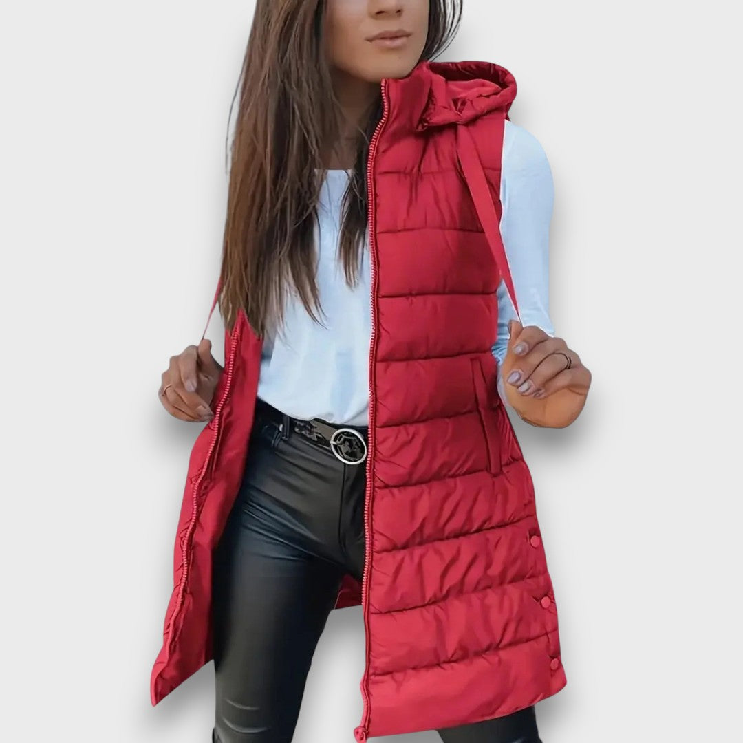 Kaira | Casual Hooded Quilted Vest