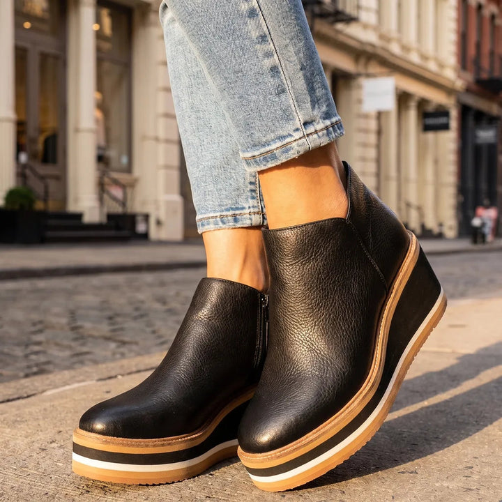 Kimberly | Wedge Heel Ankle Boots