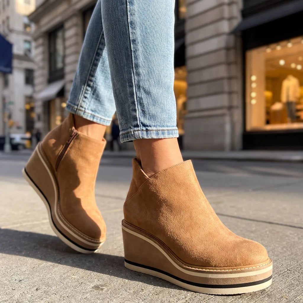 Kimberly | Wedge Heel Ankle Boots