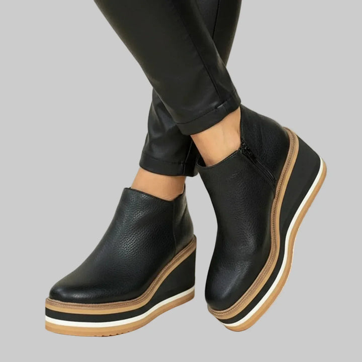 Kimberly | Wedge Heel Ankle Boots
