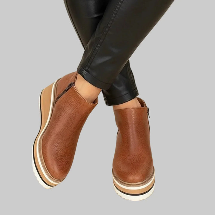 Kimberly | Wedge Heel Ankle Boots