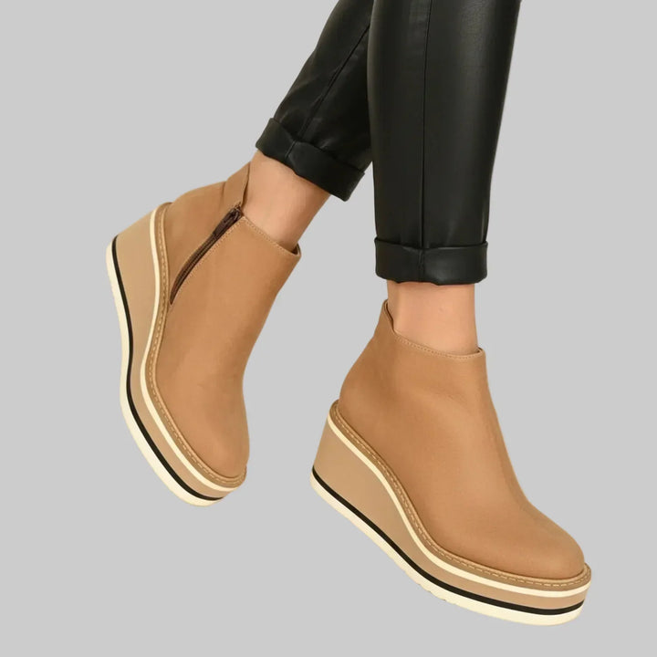 Kimberly | Wedge Heel Ankle Boots