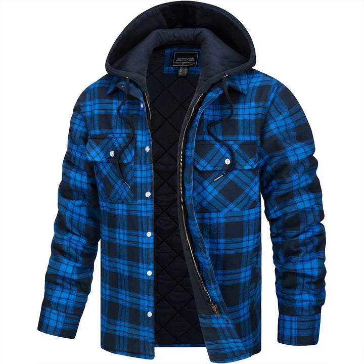 Kobe | Plaid Winter Jacket with Zipper