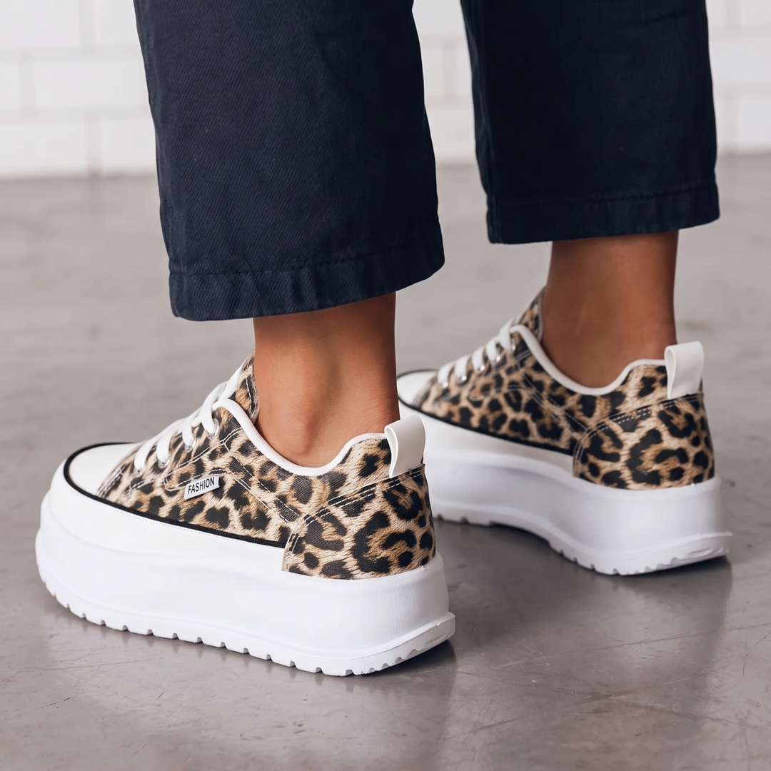 Lottie | Color-Block Platform Sneakers