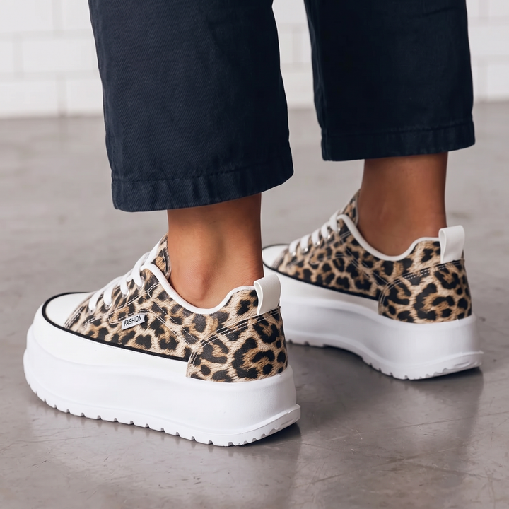 Lottie | Color-Block Platform Sneakers