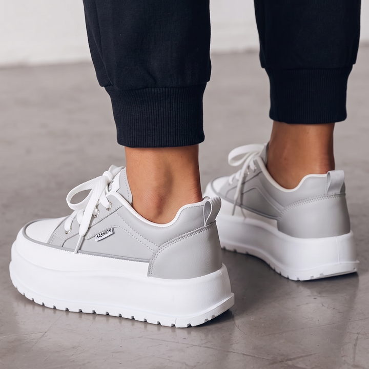 Lottie | Color-Block Platform Sneakers