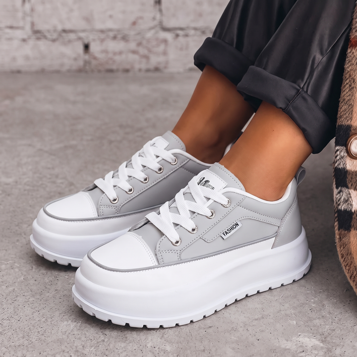Lottie | Color-Block Platform Sneakers