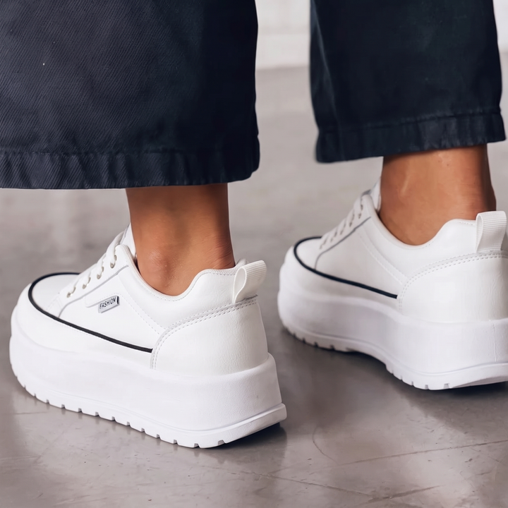 Lottie | Color-Block Platform Sneakers