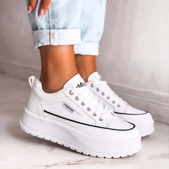 Lottie | Color-Block Platform Sneakers