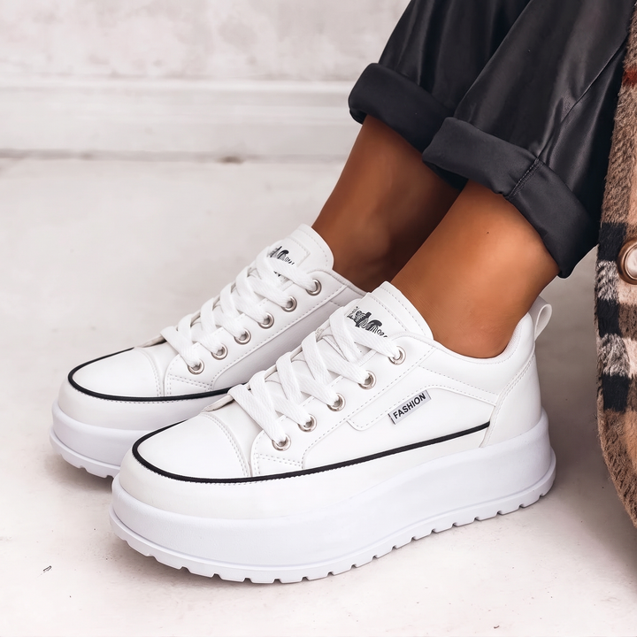 Lottie | Color-Block Platform Sneakers