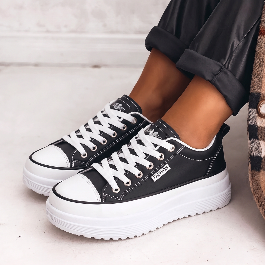 Lottie | Color-Block Platform Sneakers